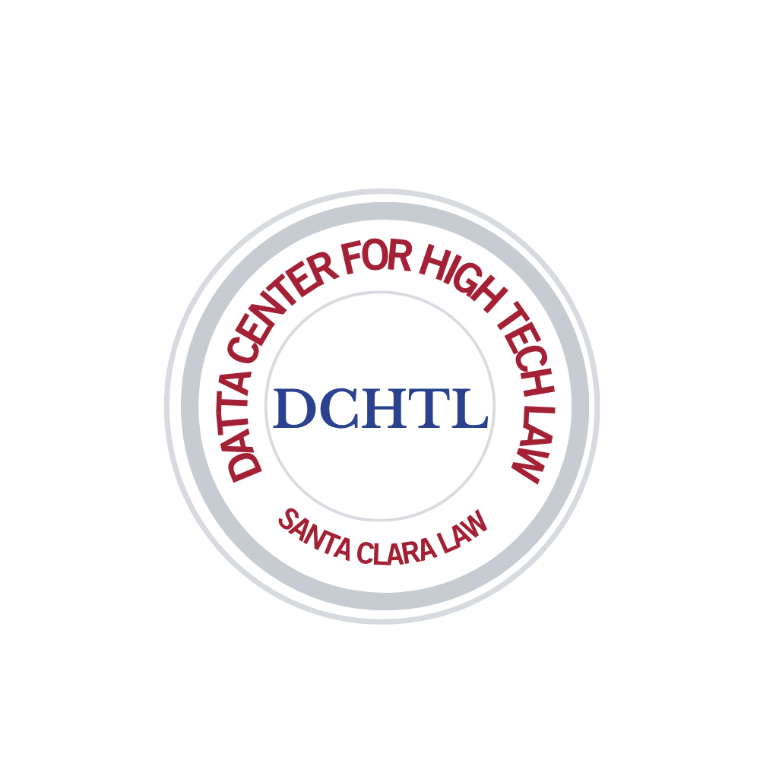 Round logo with Datta High Tech Law text written in it