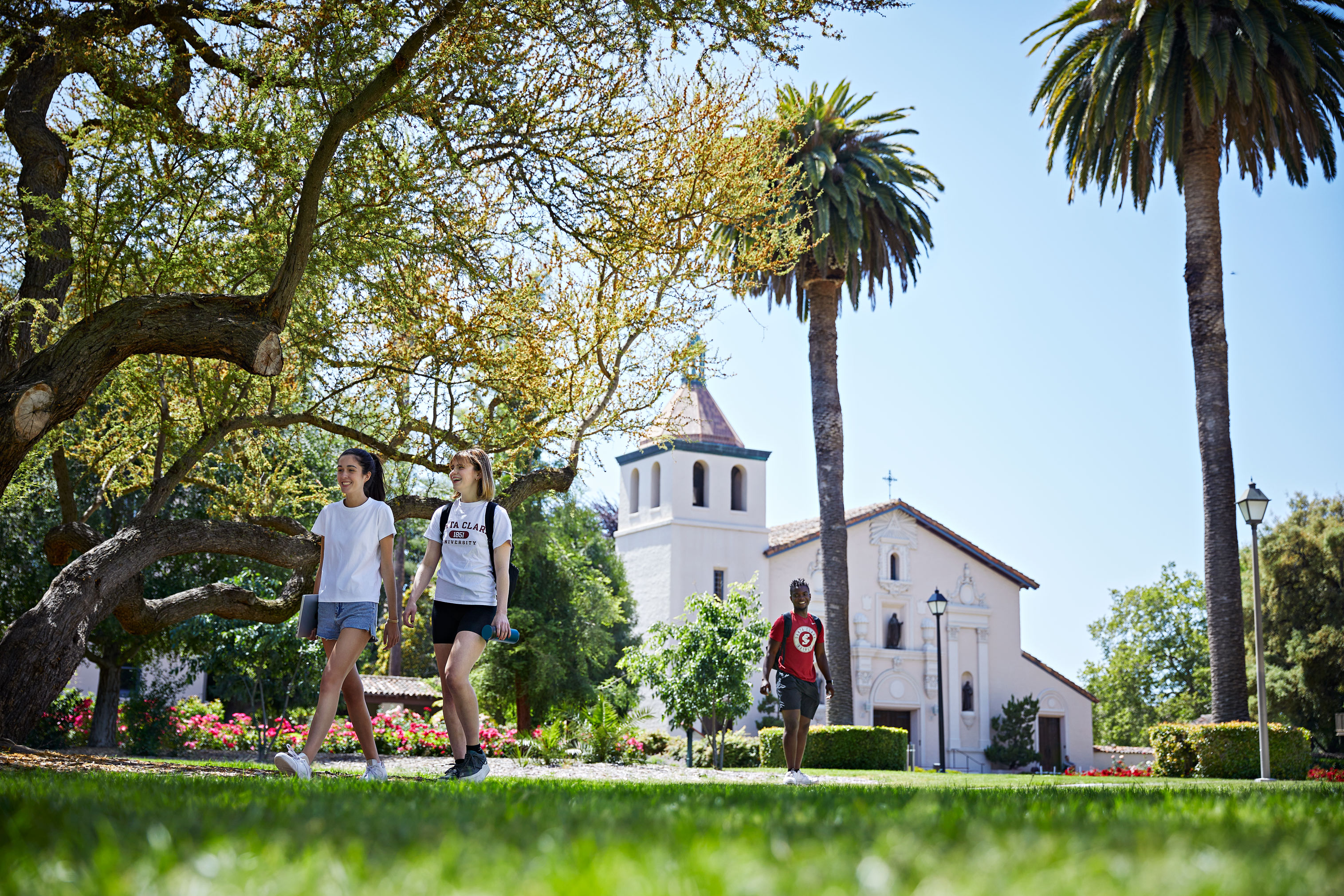 Image of students by mission church