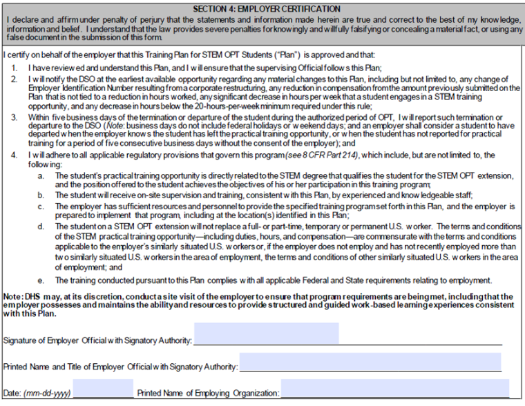Image of a document titled Attestation of Bona Fide Job Offer or Requests for Job Portability Under INA Section 204(j).