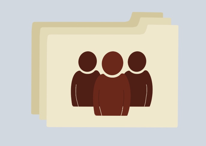 Folder icon labeled Staff Directory with three silhouetted figures.