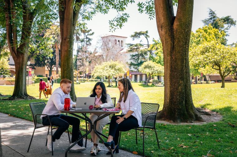group of students outdoors