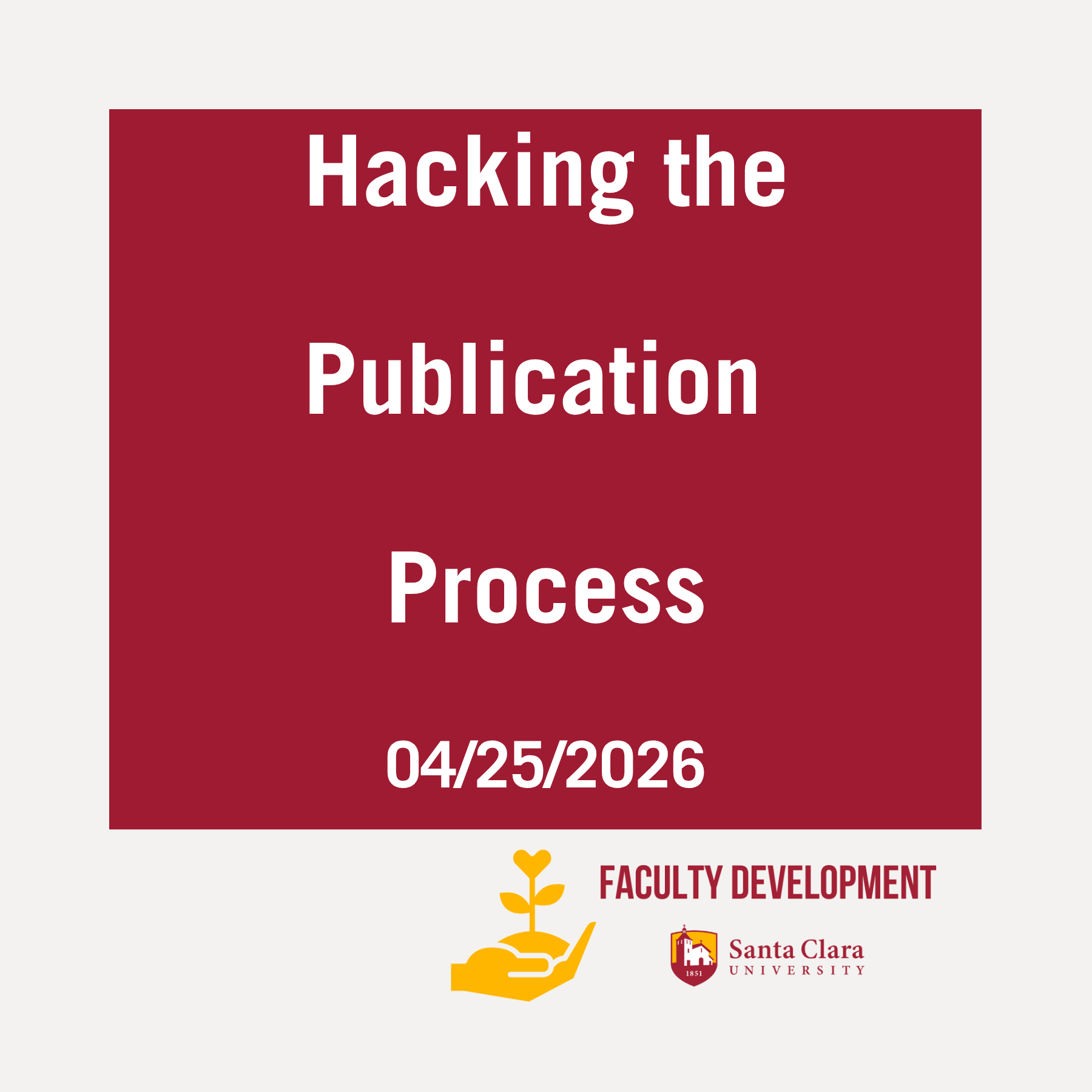 Hacking the Publication Process 4/25/26 T4 