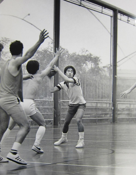 Pick up Basketball at the old Leavey Center Courts
