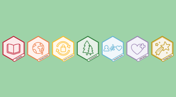 Graphic of Playbook badges 