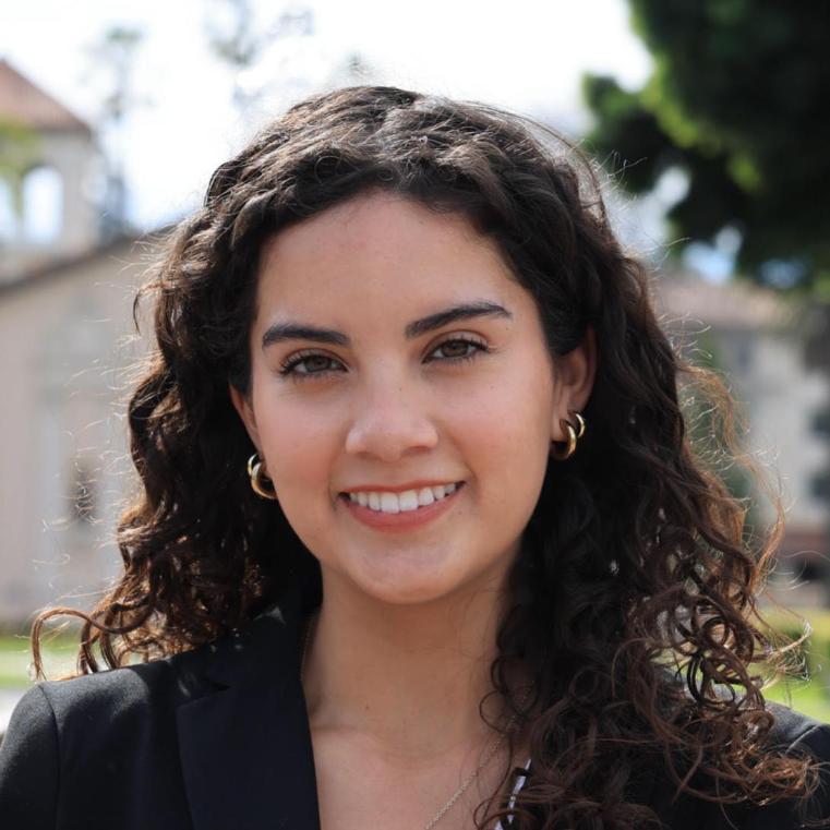 A photo of Sofia smiling