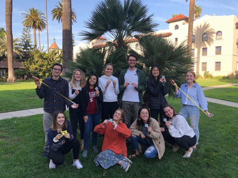 Group of student Tree Trackers