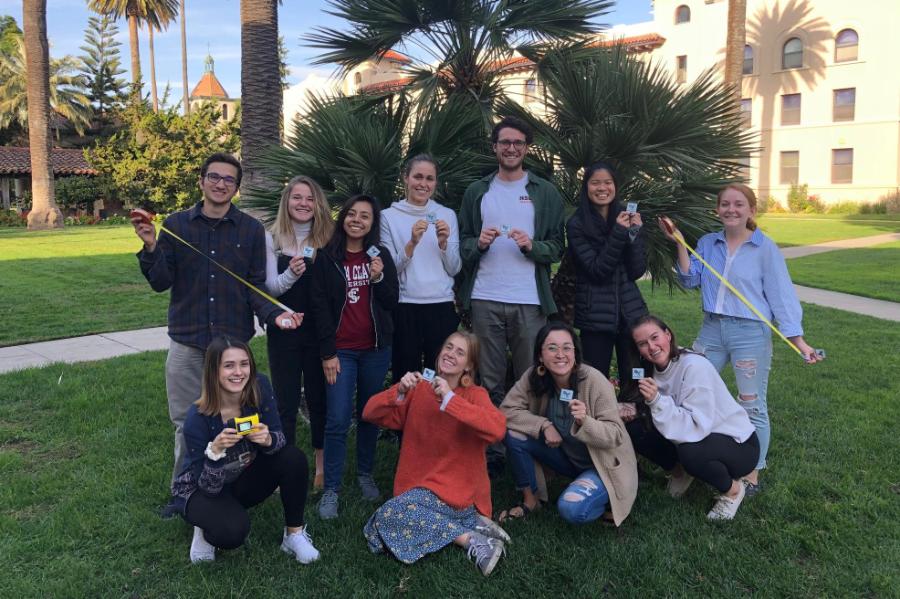 Group of student Tree Trackers