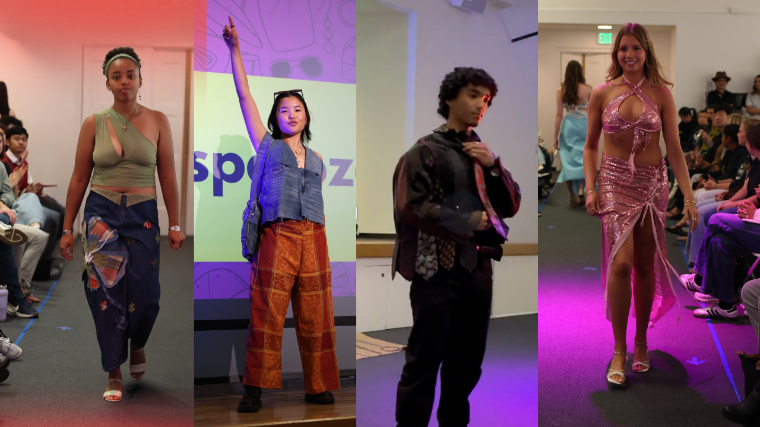 EcoFashion Show 2026: Collage of Four models walking the runaway