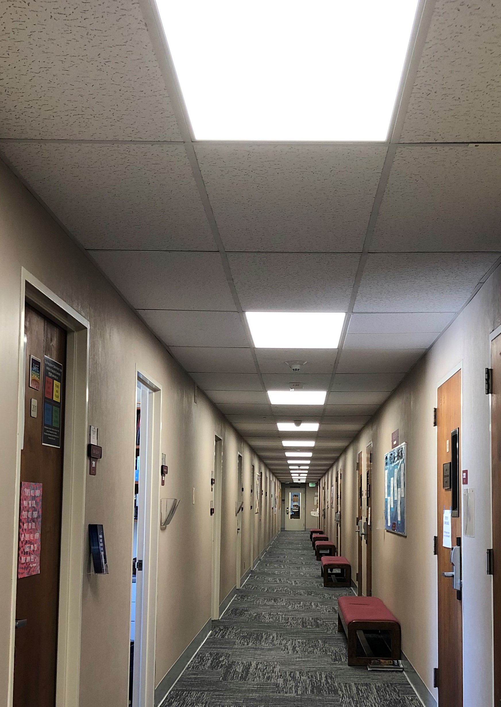 Kenna Hall Hallway LED Lighting