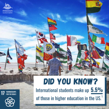 Global Engagement Office - international flags 