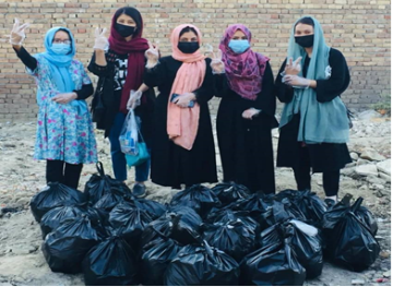 Afghanistans women environmental volunteers