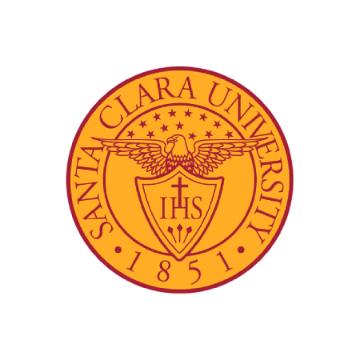 SCU Seal with filled orange circle background 