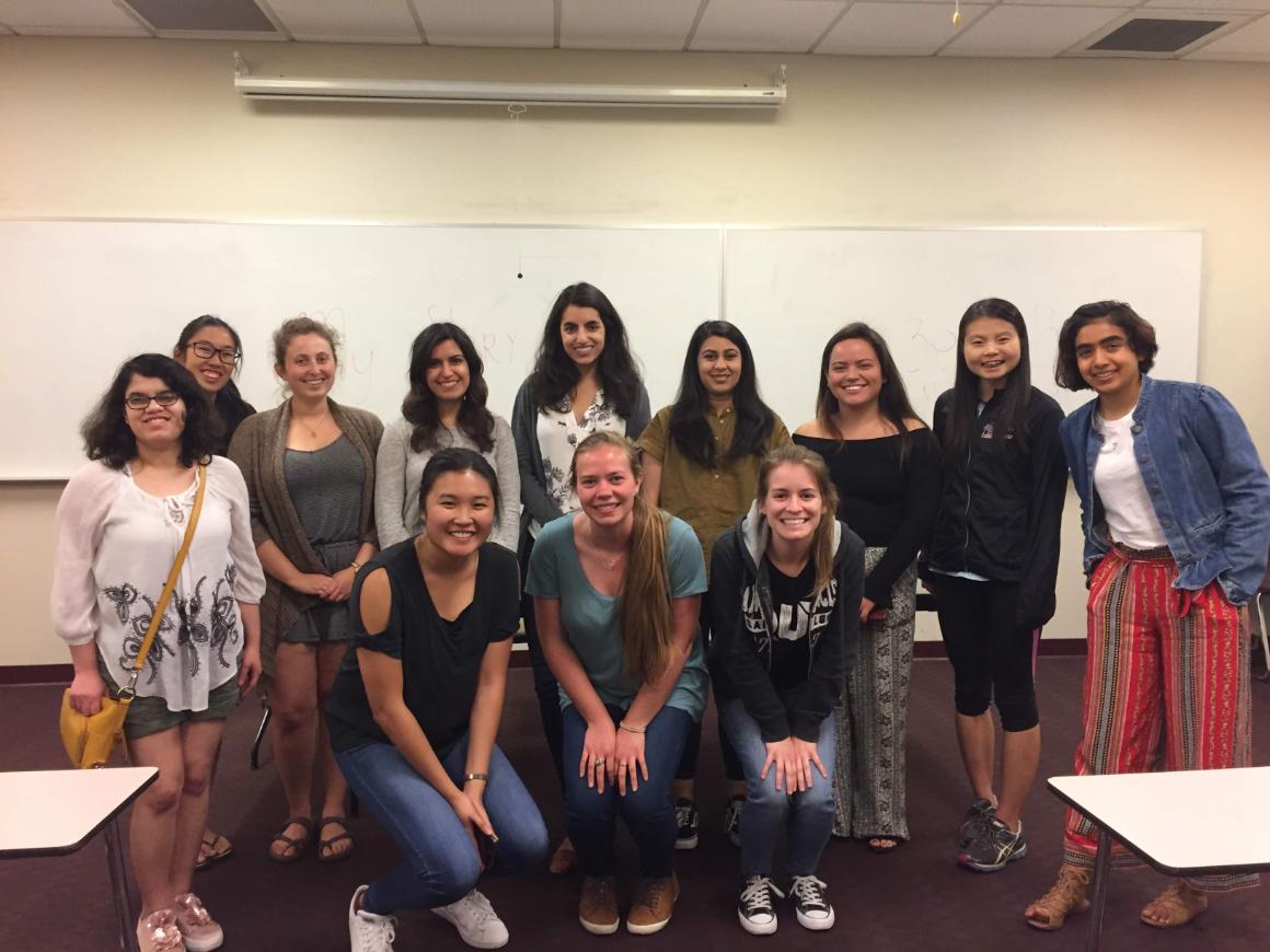 At one of ACM-Ws many events in their My Story Series, a panel of SCU alumnae shared their experiences in industry with current students. 