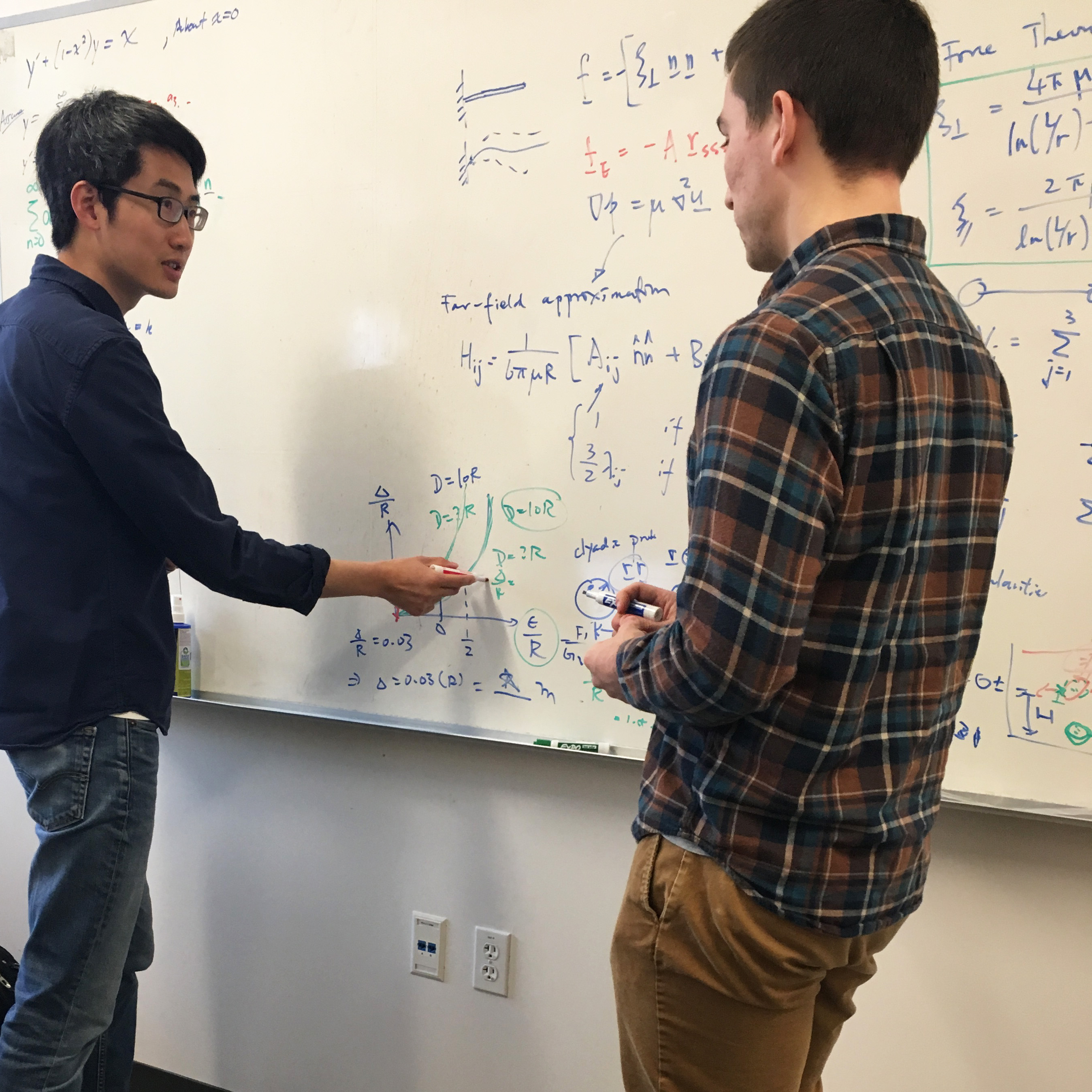 On Shun Pak and graduate student Grant Mishler 18 image link to story