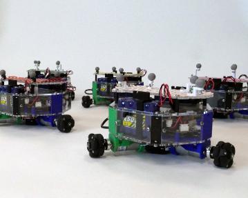 Decabots in the SCU Robotic Systems Lab image link to story