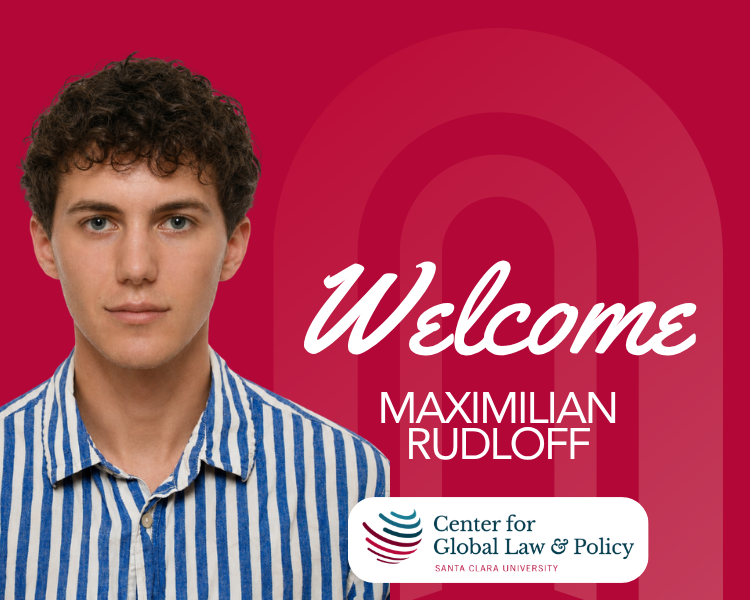 Maximilian Rudloff with text that says welcome, his name and the CGLP logo