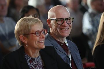 President Sullivan and Chris Norris