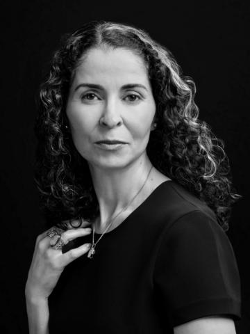 Laila Lalami black and white portrait