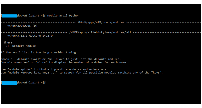 using modules